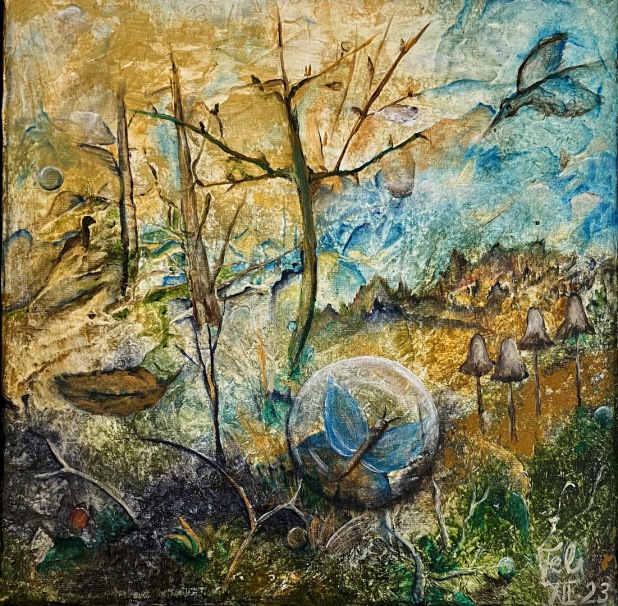 Acryl auf Leinwand 30x30