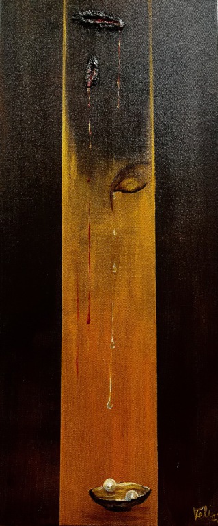 Acryl auf Leinwand 30x70 (Privatbesitz)